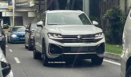 2023 Volkswagen Touareg facelift seen with Pahang trade plates will it be CKD assembled in Pekan?