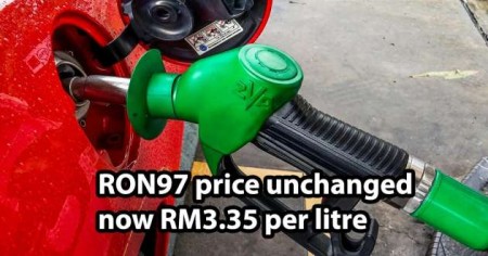RON97 petrol price April 2023 week three update – price of premium fuel unchanged at RM3.35 per litre