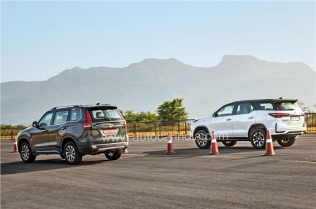 Mahindra Scorpio N price drag race vs Toyota Fortuner acceleration top-speed