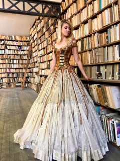 7 Uniquely Decorated Gowns Made by a Talented French Designer 
